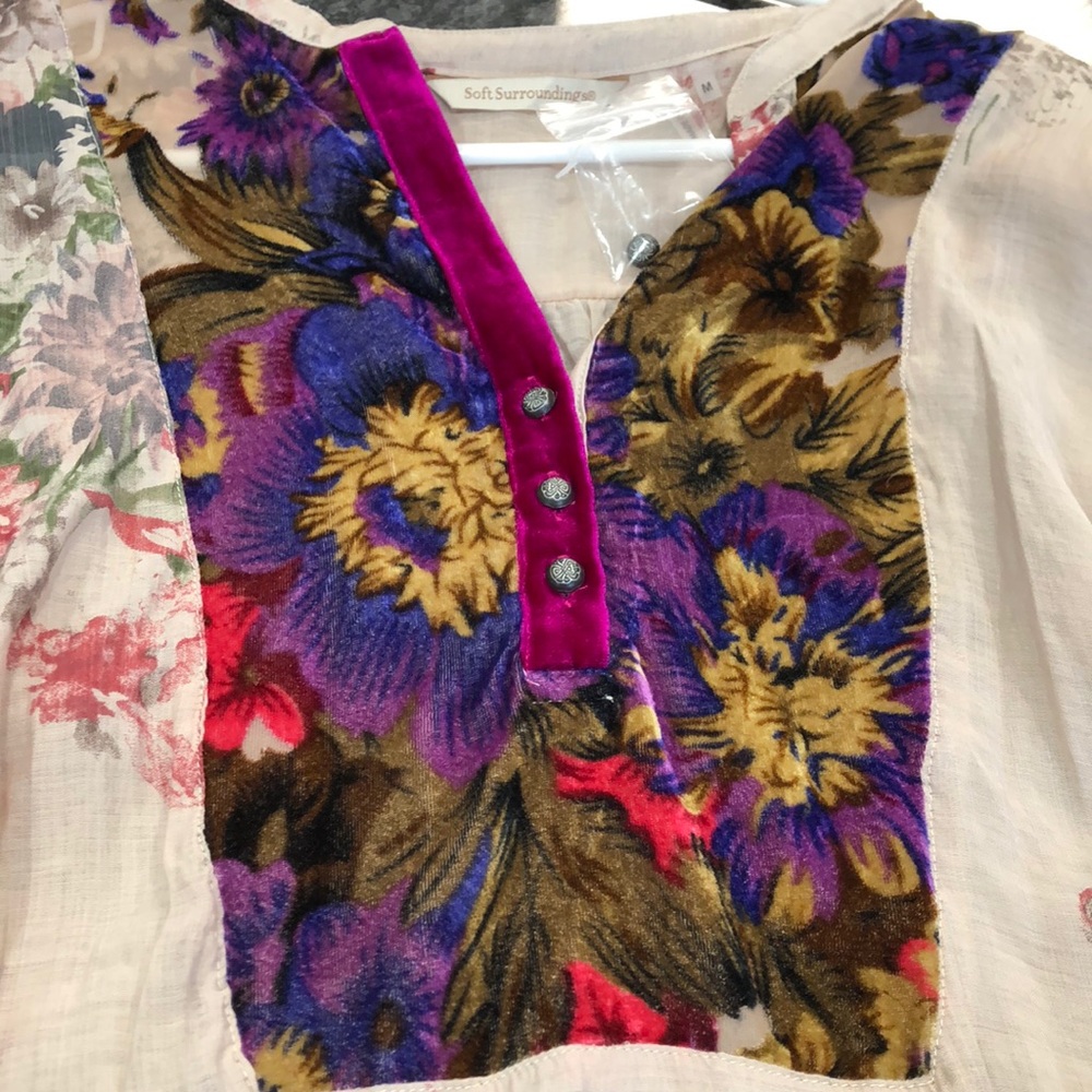 Soft Surroundings Floral Tunic